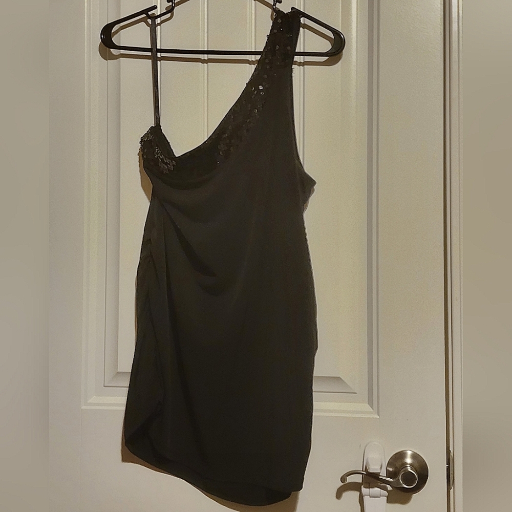 One shoulder tank top with sequins- Lane Bryant 18/20